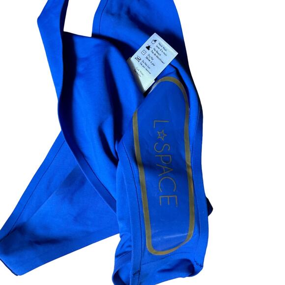 L Space Ella Bikini Bottom Royal Blue Women’s Size Medium NEW - Picture 6 of 6